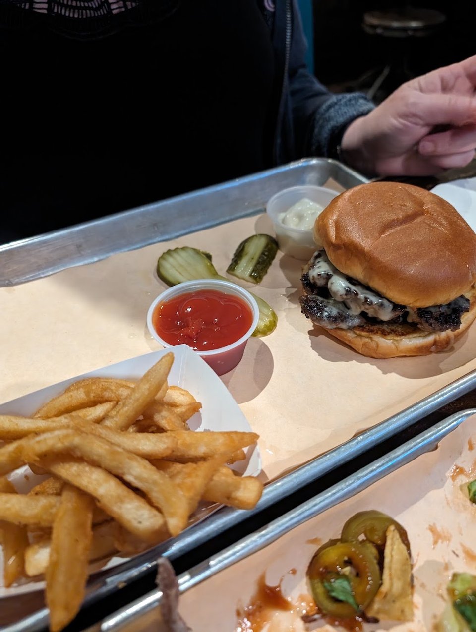 Mushroom and Swiss Burger